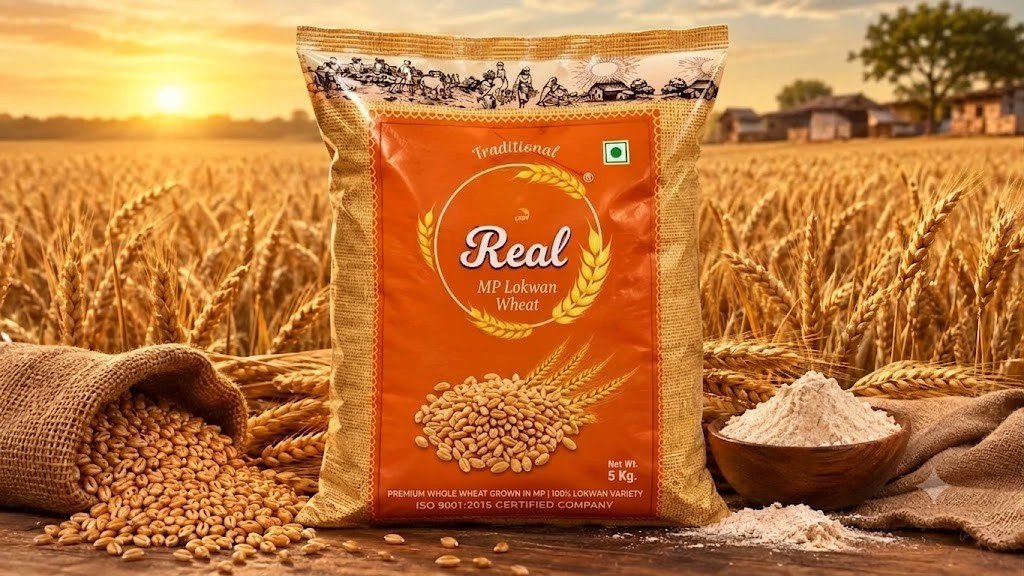 Real MP Lokwan Wheat 5 kg pack