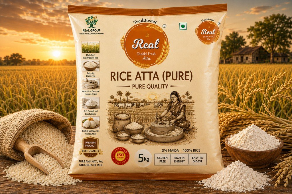 Real Rice Atta Pure 5 kg pack